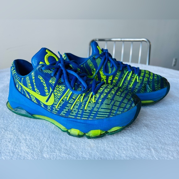 Nike Kids KD 8 GS 'Hyper Cobalt' Athletic Sneakers - Picture 13 of 13